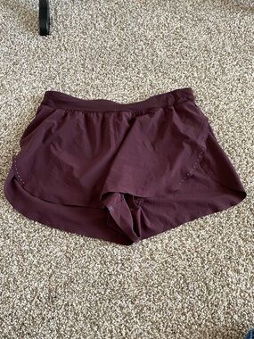 Lululemon Maroon burgundy shorts